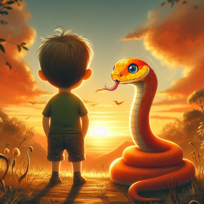 To seal the deal, the kid named the snake Subava. But the adventure didn't stop there! The kid was on a mission to share Subava's cool vibes, pure heart, helpful nature, and friendship with the whole world. 

It’s time to break the chains